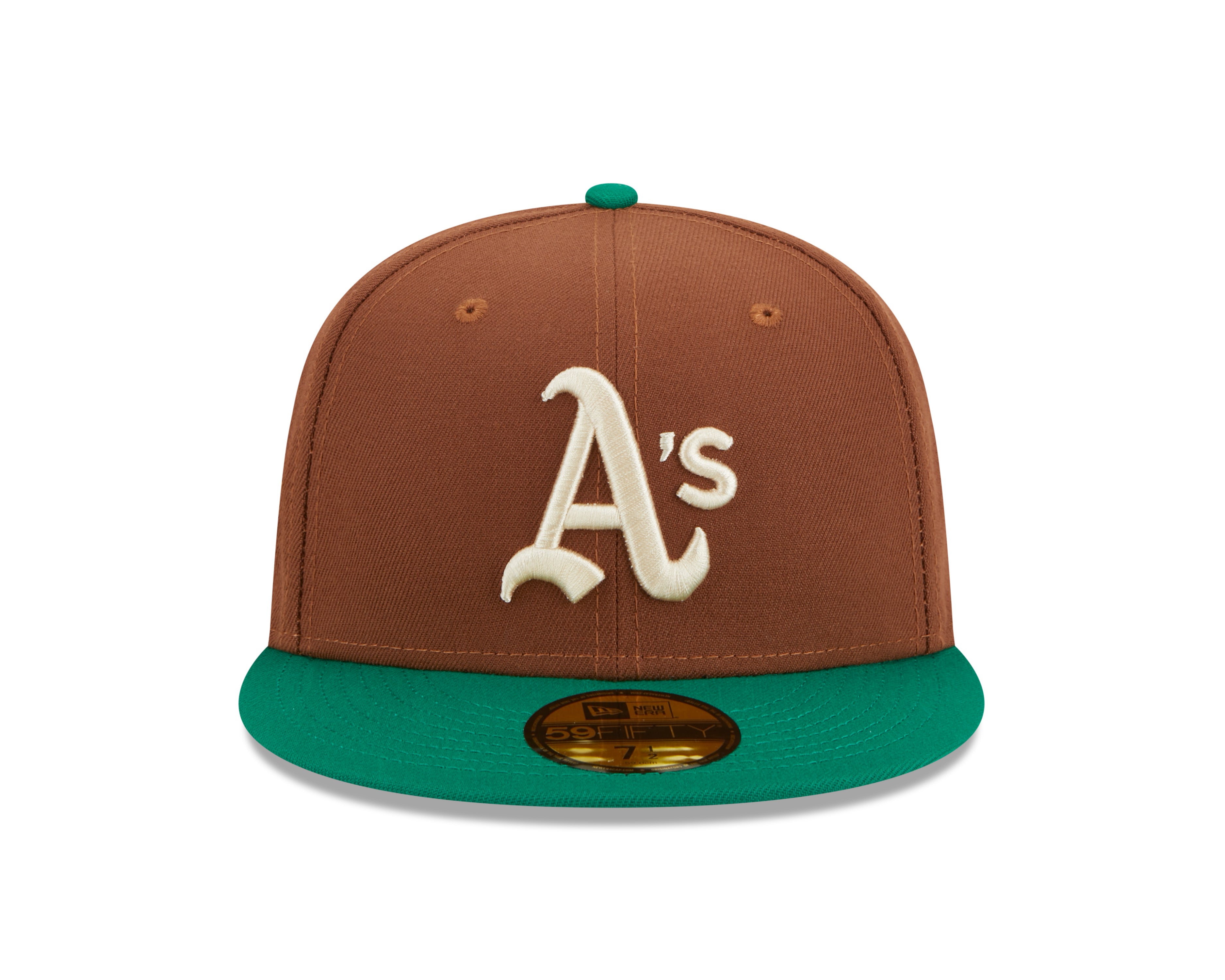 New Era - Oakland Athletics - HARVEST 59FIFTY Cap - Brown - Headz Up 