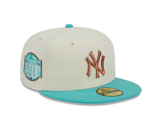 New Era - New York Yankees 59Fifty Fitted City Icon - Chrome White - Headz Up 