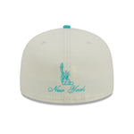 New Era - New York Yankees 59Fifty Fitted City Icon - Chrome White - Headz Up 