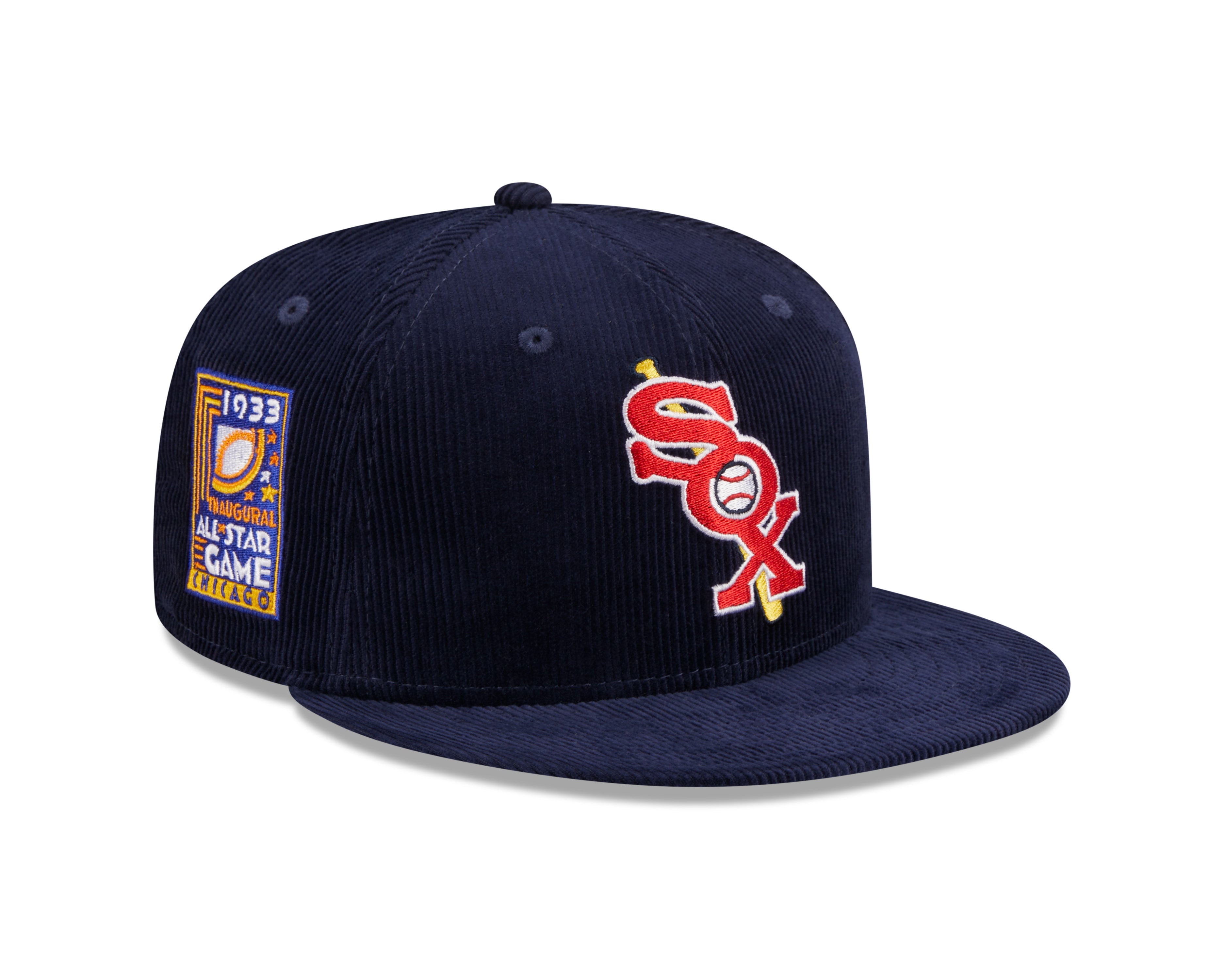New Era - Chicago White Sox Throwback Cord - Navy - Headz Up 