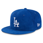 New Era - Los Angeles Dodgers Throwback Cord - Blue - Headz Up 