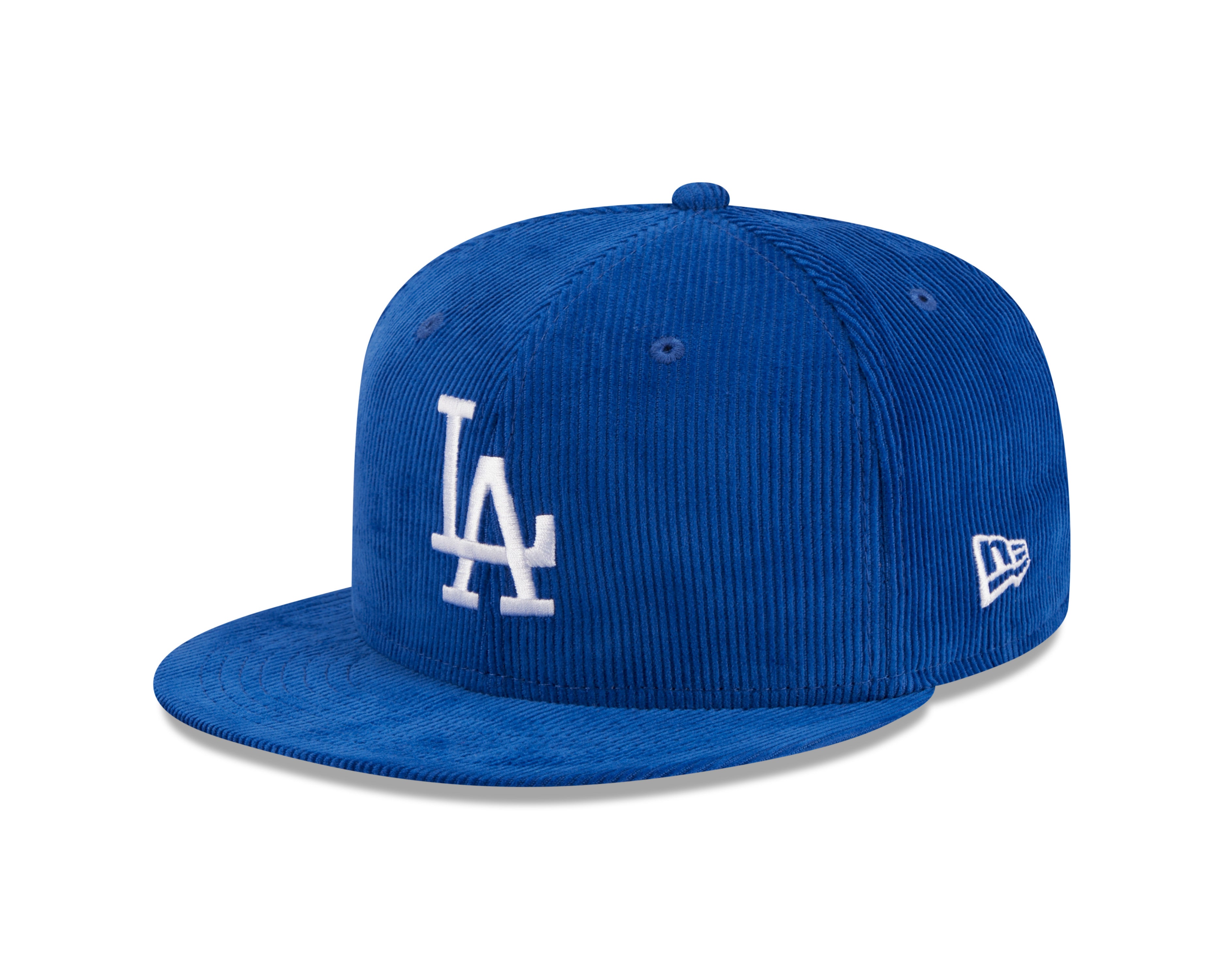 New Era - Los Angeles Dodgers Throwback Cord - Blue - Headz Up 