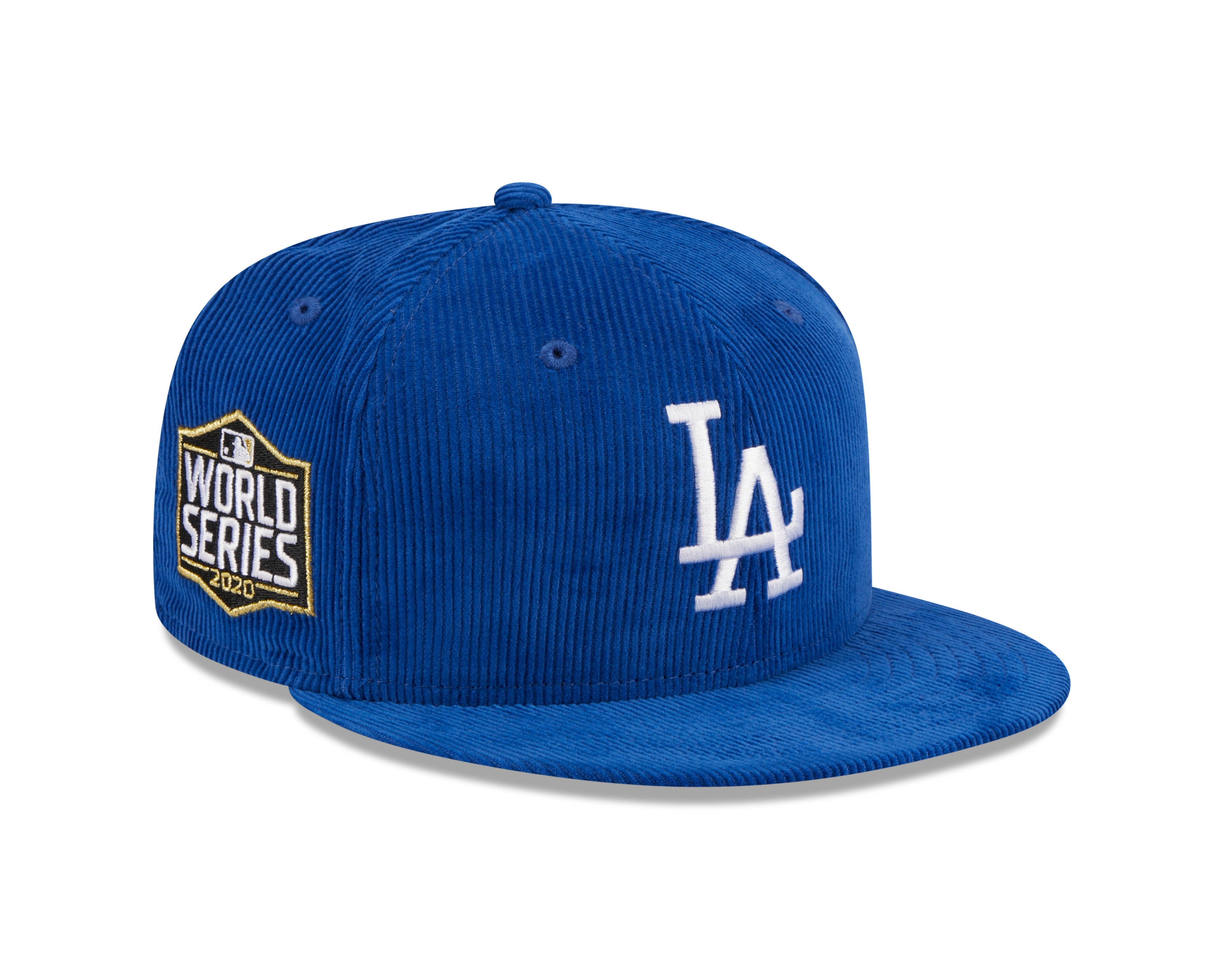 New Era - Los Angeles Dodgers Throwback Cord - Blue - Headz Up 