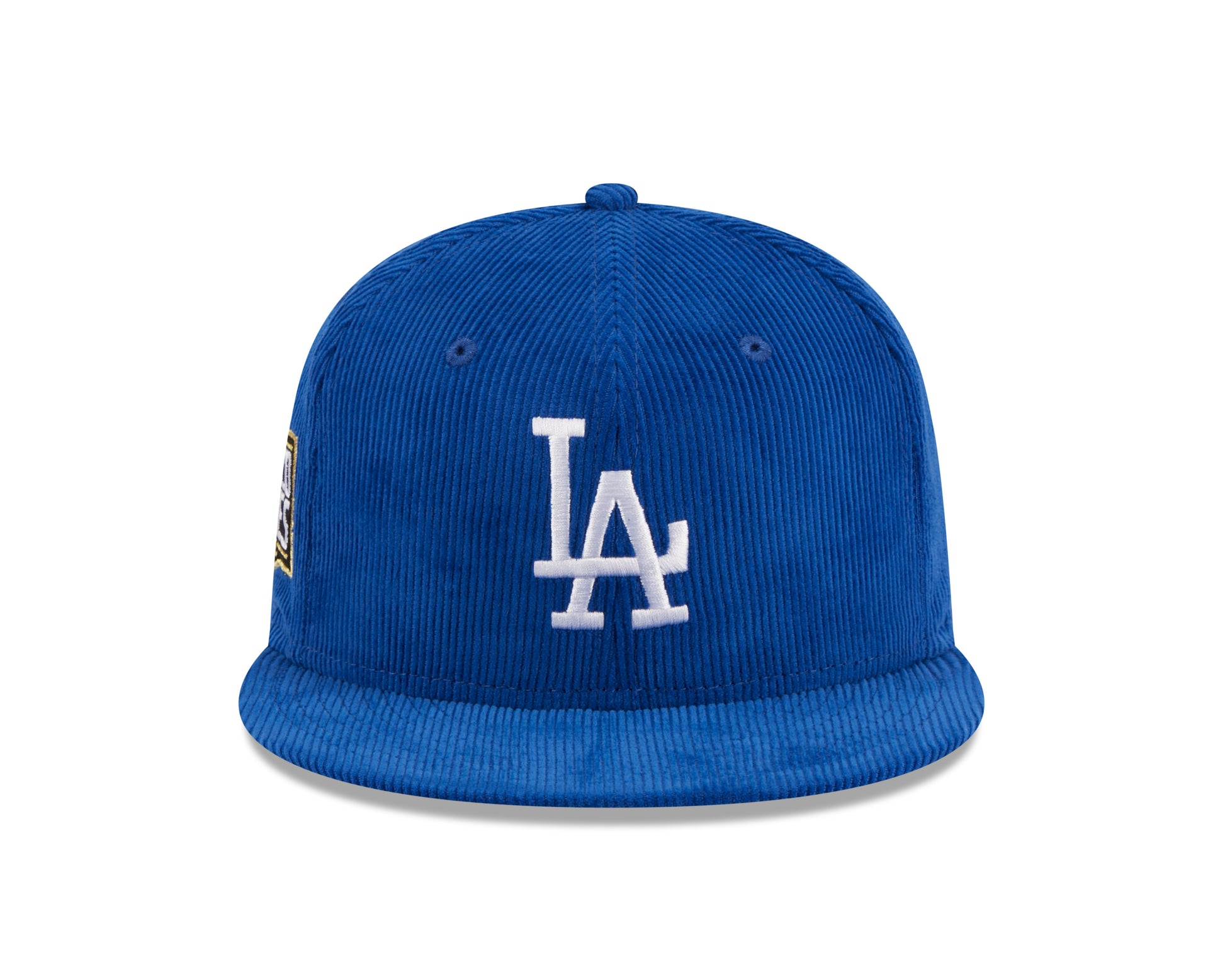 New Era - Los Angeles Dodgers Throwback Cord - Blue - Headz Up 