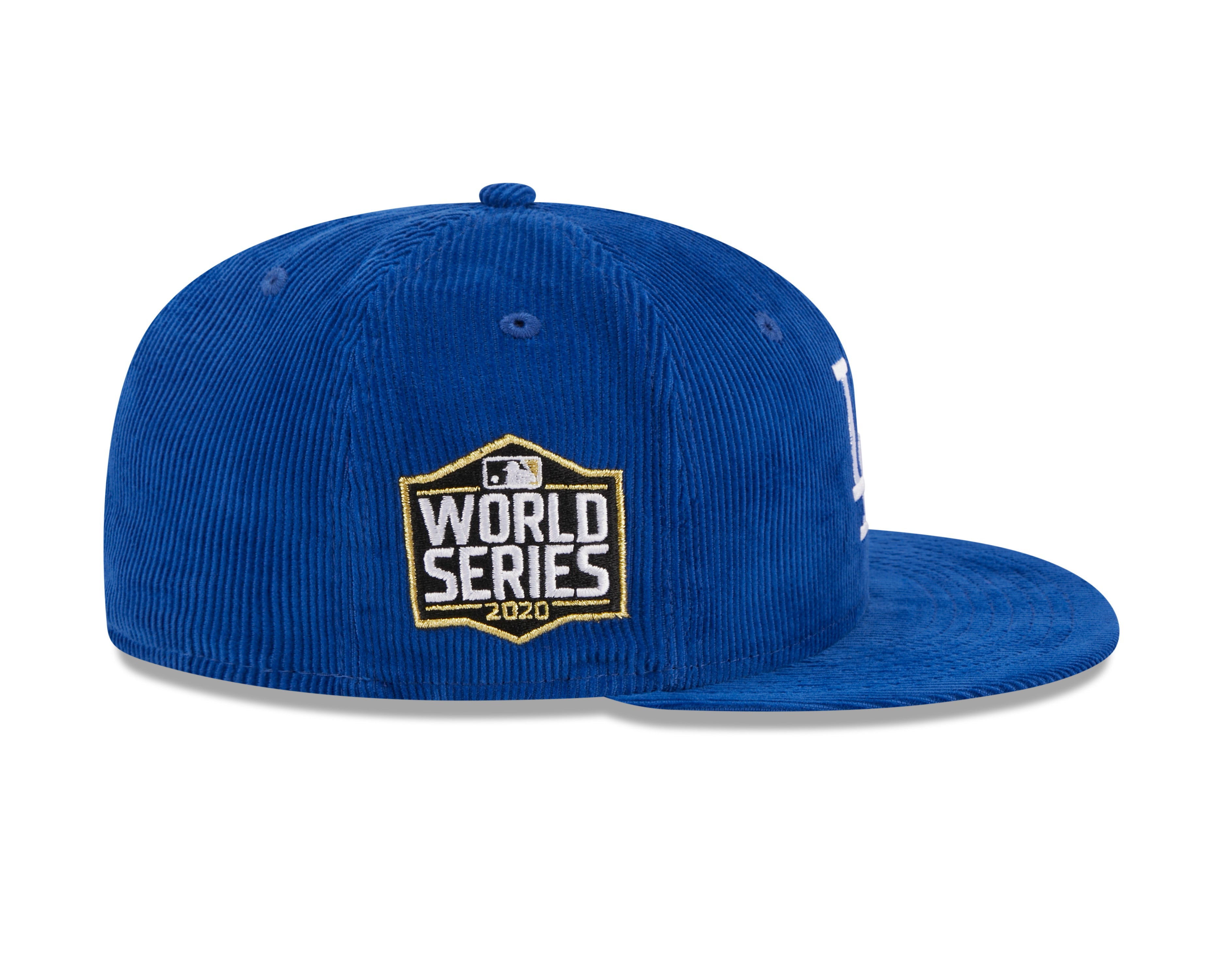 New Era - Los Angeles Dodgers Throwback Cord - Blue - Headz Up 