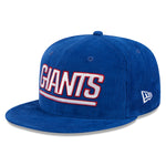 New Era - New York Giants Throwback Cord - Blue - Headz Up 