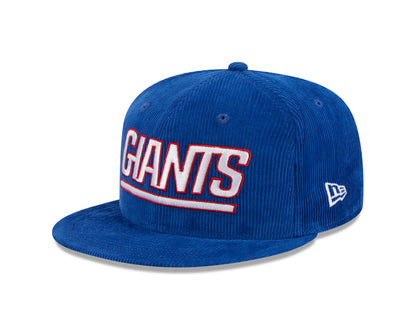 New Era - New York Giants Throwback Cord - Blue - Headz Up 
