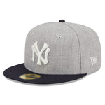 New Era - New York Yankees 59Fifty Fitted DYNASTY - Heather Grey - Headz Up 
