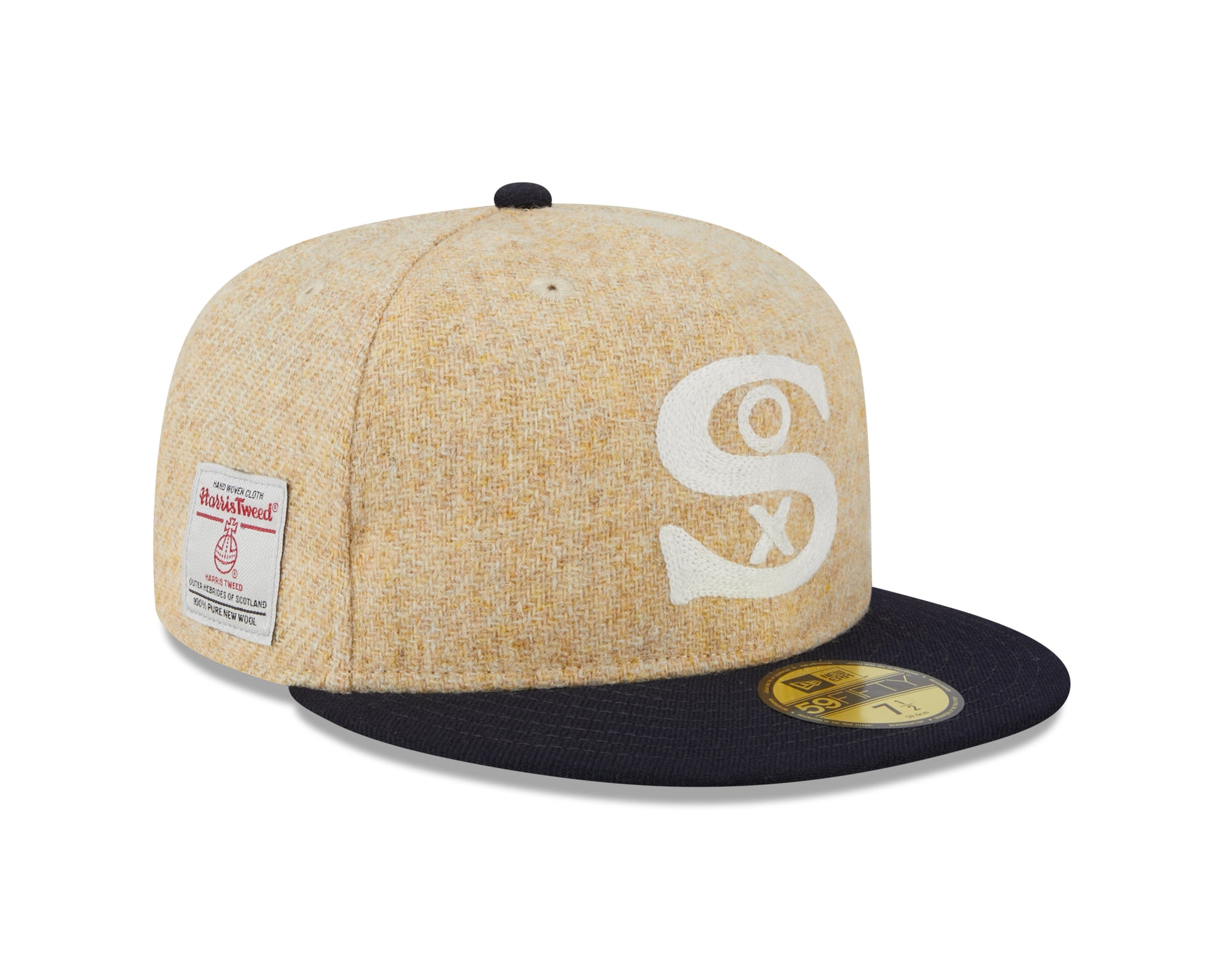 New Era - 59Fifty Fitted Cap - HARRIS TWEED - Chicago White Sox - XTN - Headz Up 