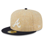 New Era - 59Fifty Fitted Cap - HARRIS TWEED - Atlanta Braves - XTN - Headz Up 