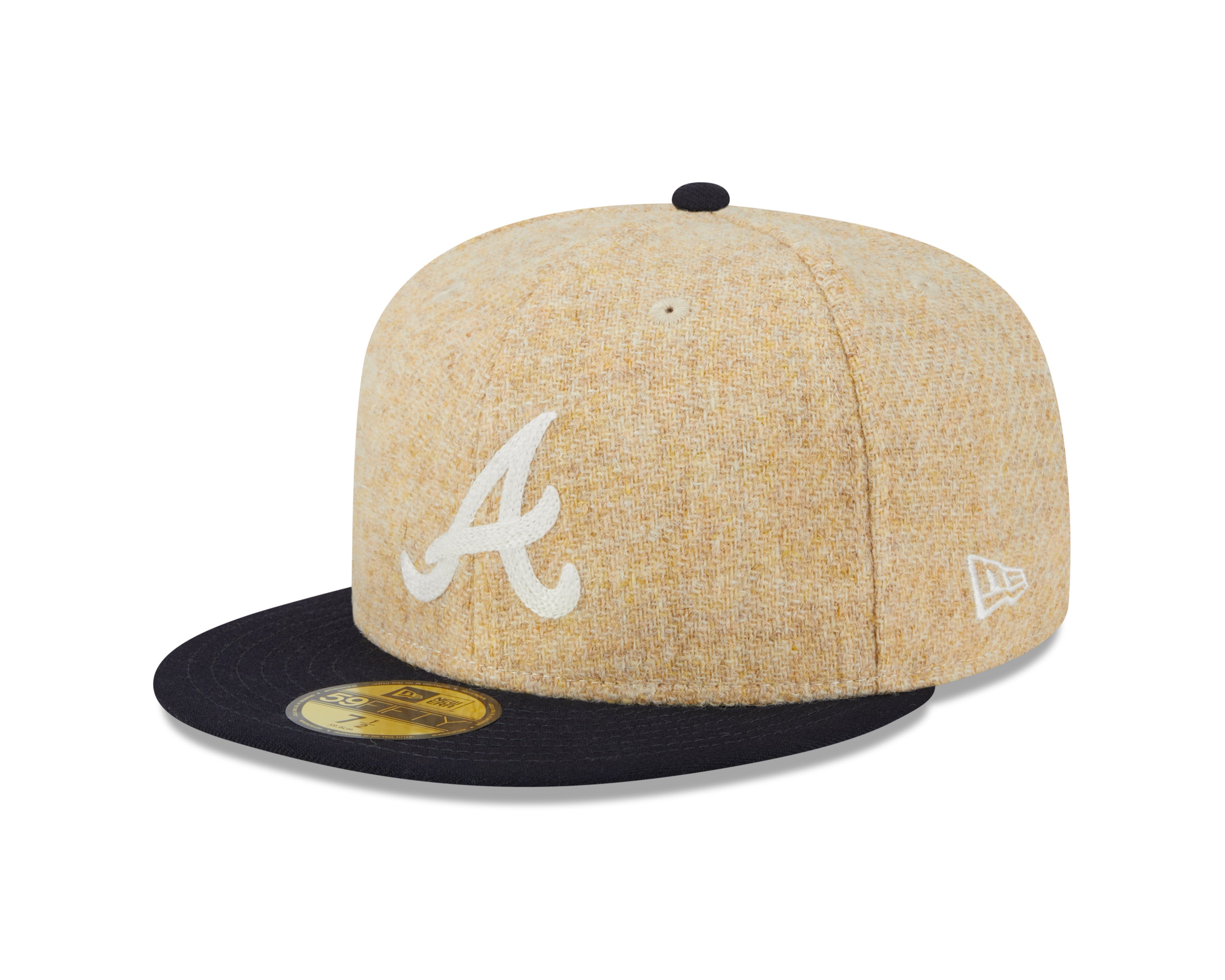 New Era - 59Fifty Fitted Cap - HARRIS TWEED - Atlanta Braves - XTN - Headz Up 