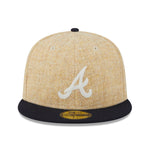 New Era - 59Fifty Fitted Cap - HARRIS TWEED - Atlanta Braves - XTN - Headz Up 