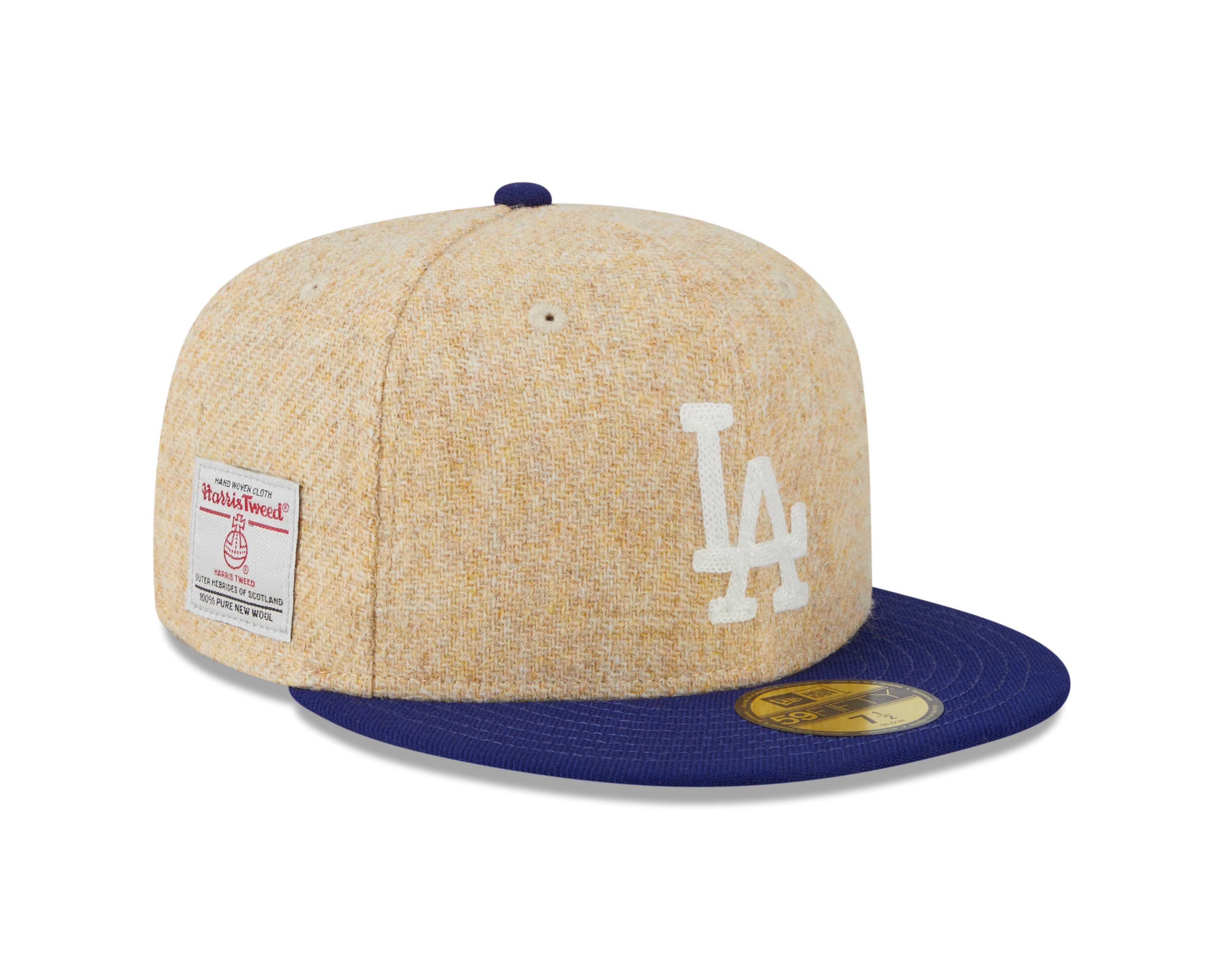 New Era - 59Fifty Fitted Cap - HARRIS TWEED - Los Angeles Dodgers - XTN - Headz Up 