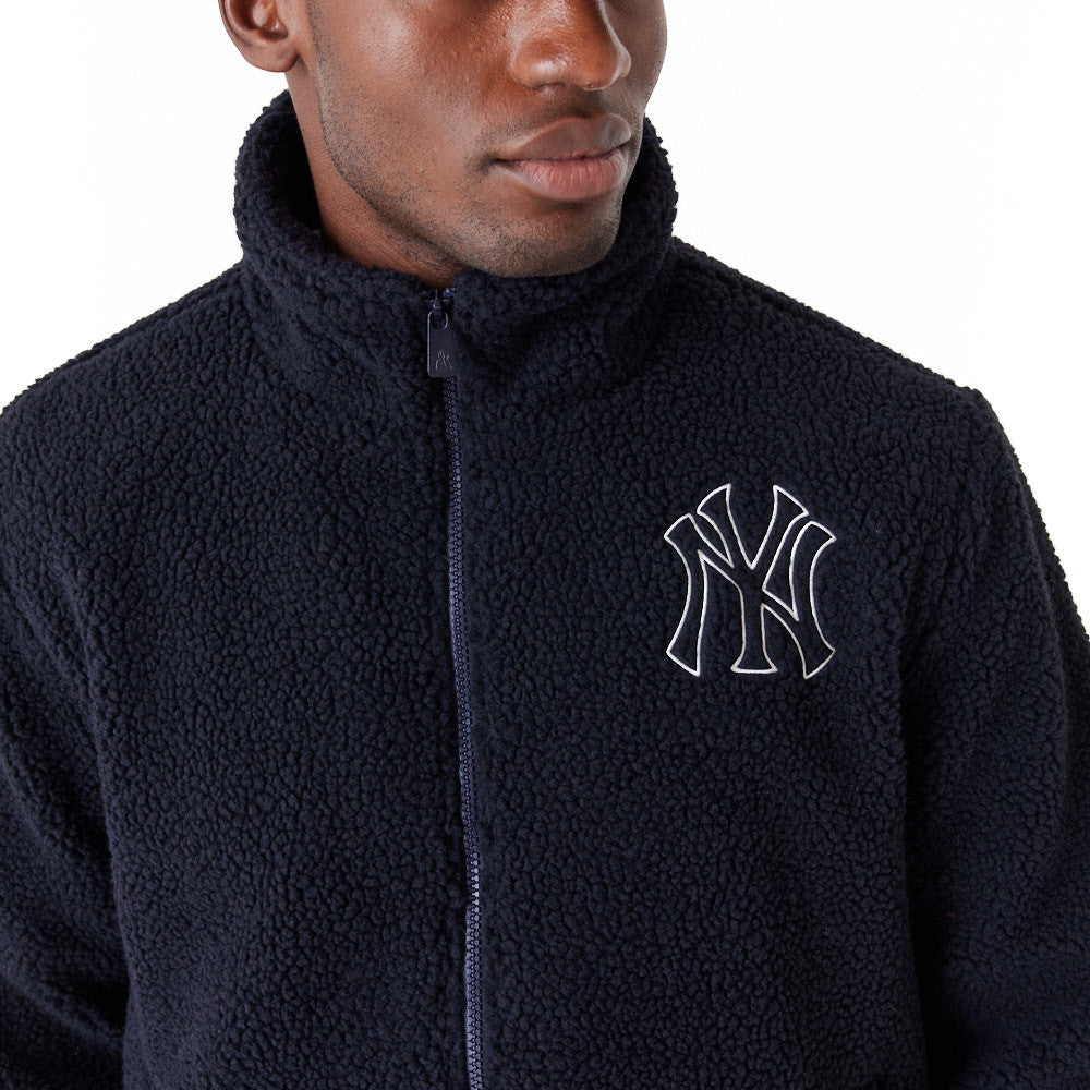 New Era - MLB Sherpa Jacket New York Yankees - Navy - Headz Up 