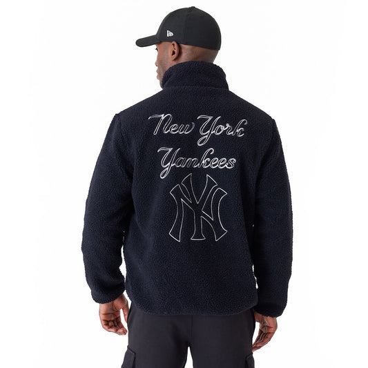 New Era - MLB Sherpa Jacket New York Yankees - Navy - Headz Up 