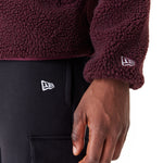 New Era - MLB Sherpa Jacket Los Angeles Dodgers - Maroon - Headz Up 