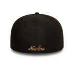 New Era - SCRIPT - 59Fifty Fitted Cap - Black/Stone - Headz Up 