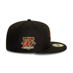 New Era - SCRIPT - 59Fifty Fitted Cap - Black/Stone - Headz Up 