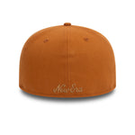 New Era - SCRIPT - 59Fifty Fitted Cap - Light Brown/Stone - Headz Up 