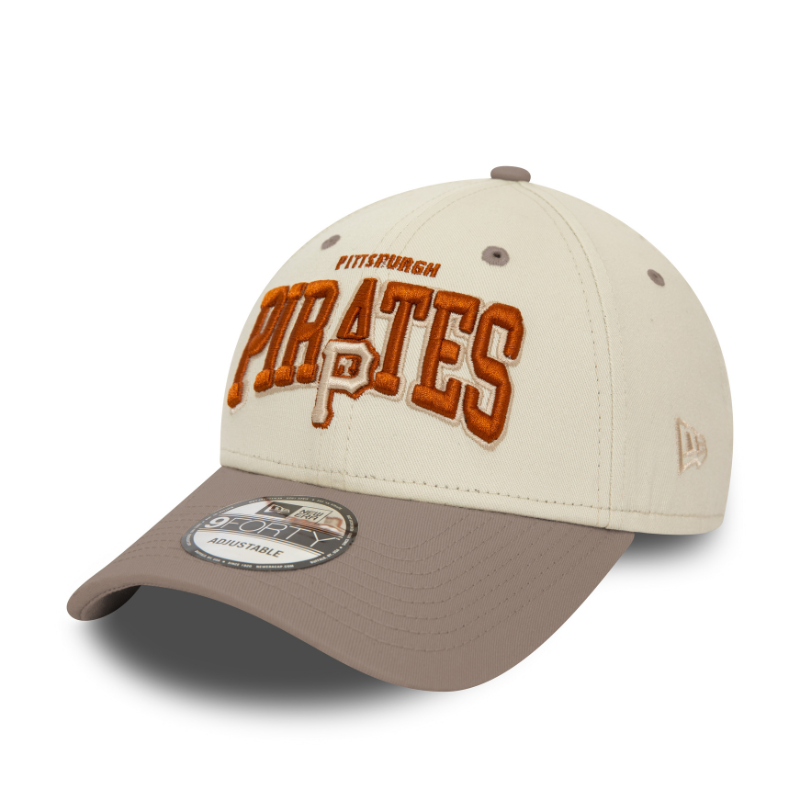 New Era - Pittsburgh Pirates WHITE CROWN 9Forty - Stone/Light Brown - Headz Up 