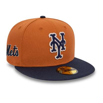 New Era - New York Mets BOUCLE 59FIFTY Fitted Cap - Light Brown - Headz Up 