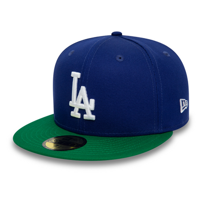 New Era - 59Fifty Fitted Cap Los Angeles Dodgers TEAM COLOR - Blue/Green - Headz Up 