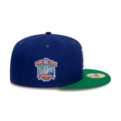 New Era - 59Fifty Fitted Cap Los Angeles Dodgers TEAM COLOR - Blue/Green - Headz Up 