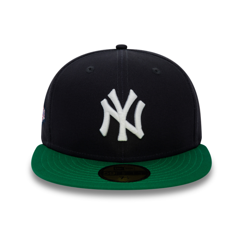 New Era - 59Fifty Fitted Cap New York Yankees TEAM COLOR - Navy/Green - Headz Up 