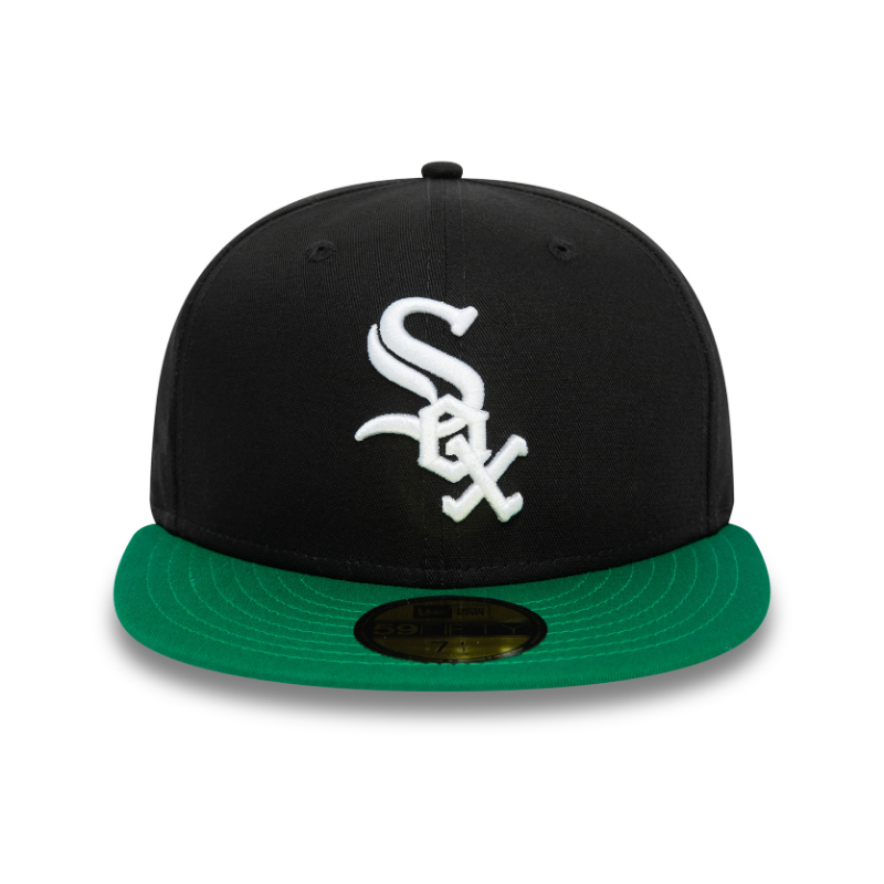 New Era - 59Fifty Fitted Cap Chicago White Sox TEAM COLOR - Black/Green - Headz Up 