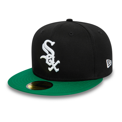 New Era - 59Fifty Fitted Cap Chicago White Sox TEAM COLOR - Black/Green - Headz Up 