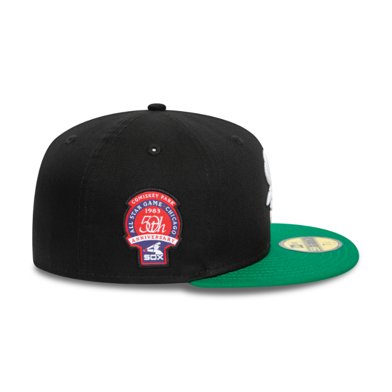 New Era - 59Fifty Fitted Cap Chicago White Sox TEAM COLOR - Black/Green - Headz Up 