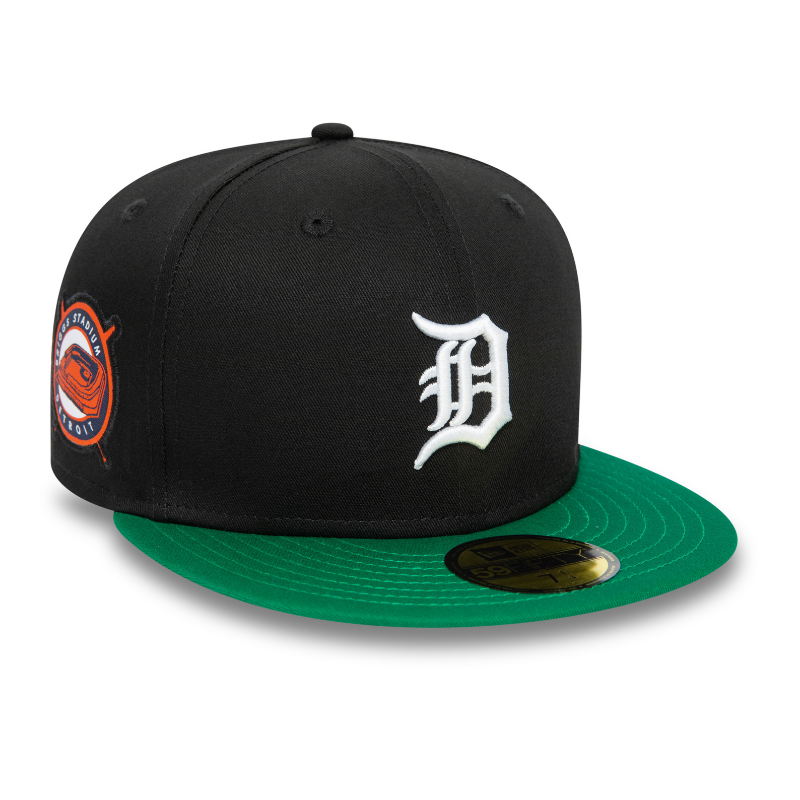 New Era - 59Fifty Fitted Cap Detroit Tigers TEAM COLOR - Black/Green - Headz Up 