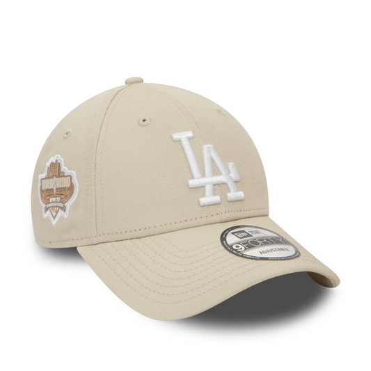 New Era - Los Angeles Dodgers 9Forty Cap - Side Patch - Stone - Headz Up 