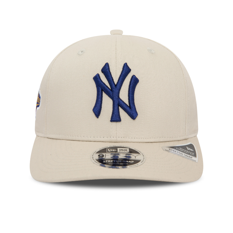 New Era - New York Yankees 9Fifty Stretch Snapback World Series - Stone/Navy - Headz Up 
