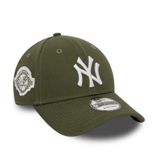 New Era - New York Yankees 9Forty Cap - Side Patch - Olive - Headz Up 