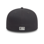 New Era - 59Fifty Fitted Cap Metallic Outline - New York Yankees - Dark Grey - Headz Up 