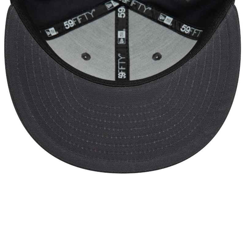 New Era - 59Fifty Fitted Cap Metallic Outline - New York Yankees - Dark Grey - Headz Up 