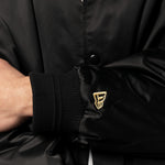 New Era - NE Sating Bomber Jacket - Black - Headz Up 