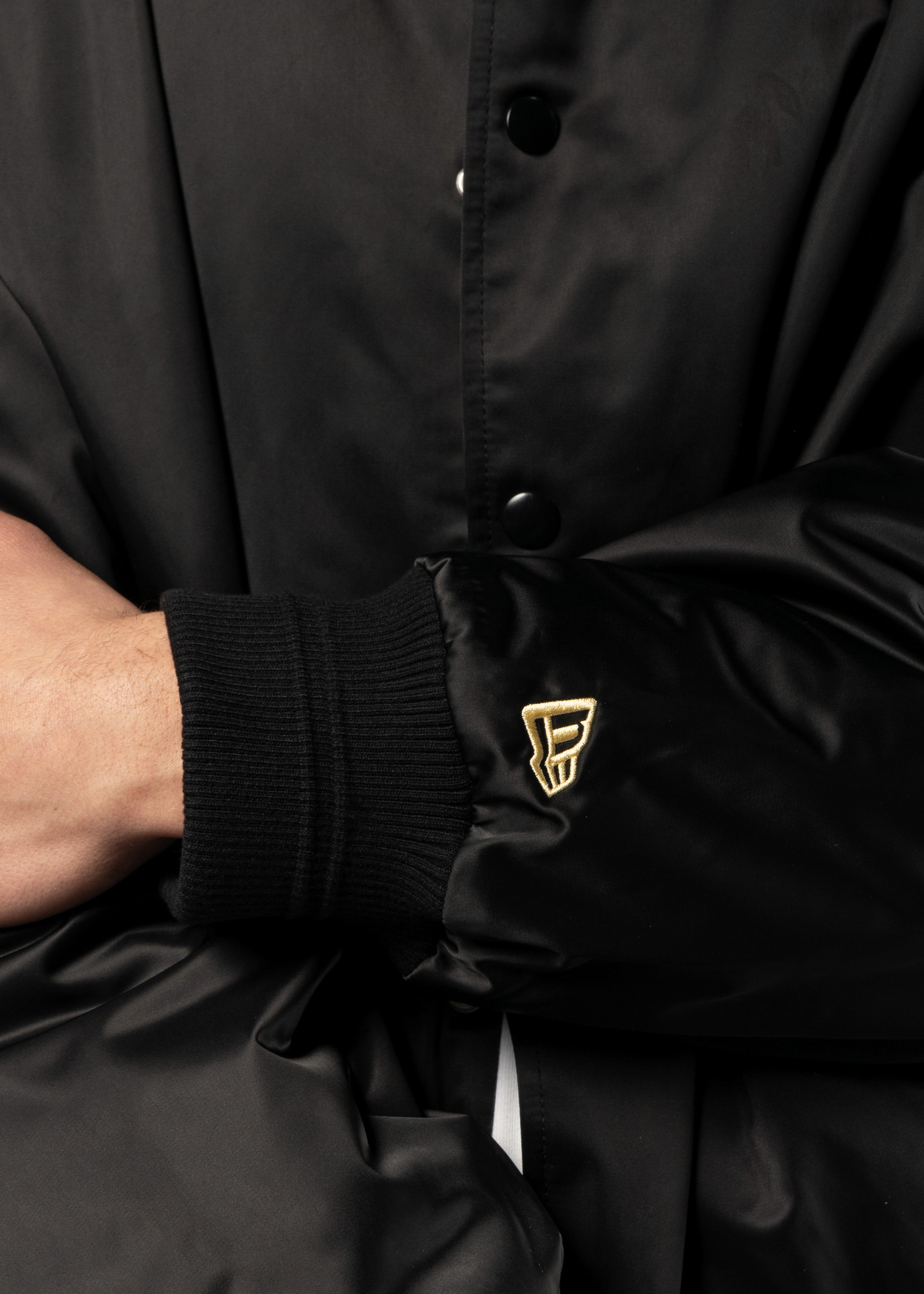 New Era - NE Sating Bomber Jacket - Black - Headz Up 