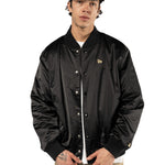 New Era - NE Sating Bomber Jacket - Black - Headz Up 