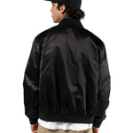 New Era - NE Sating Bomber Jacket - Black - Headz Up 
