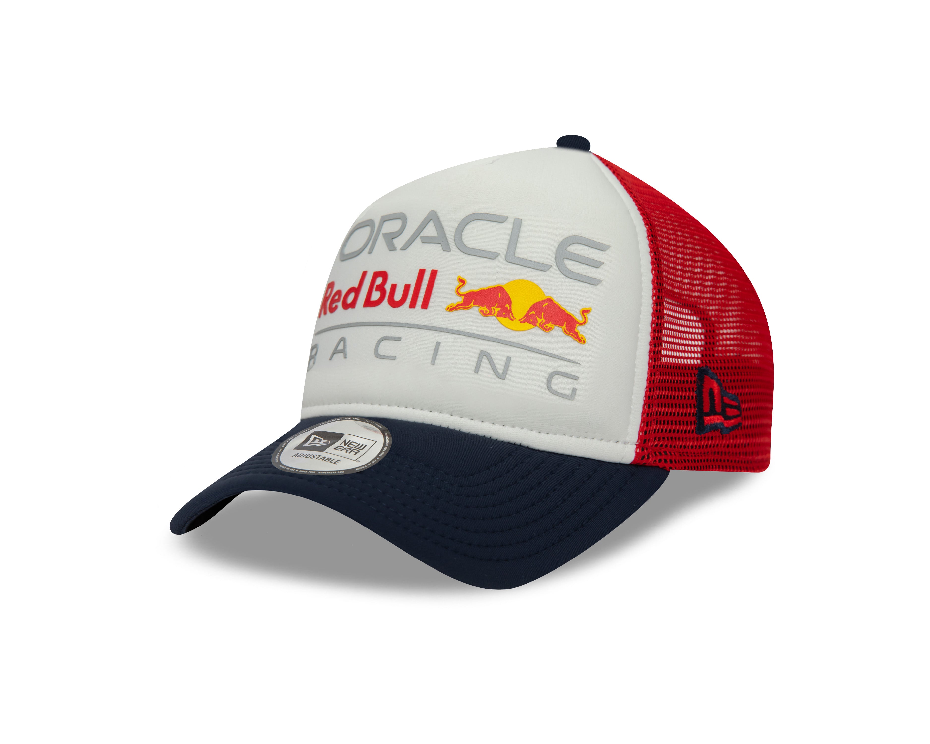 New Era - Color Block E-Frame Trucker Cap - RED BULL - White/Navy/Red