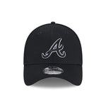 New Era - Atlanta Braves - MLB Evergreen Neo - 39THIRTY Stretch Fit Cap - Black - Headz Up 