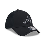 New Era - Atlanta Braves - MLB Evergreen Neo - 39THIRTY Stretch Fit Cap - Black - Headz Up 