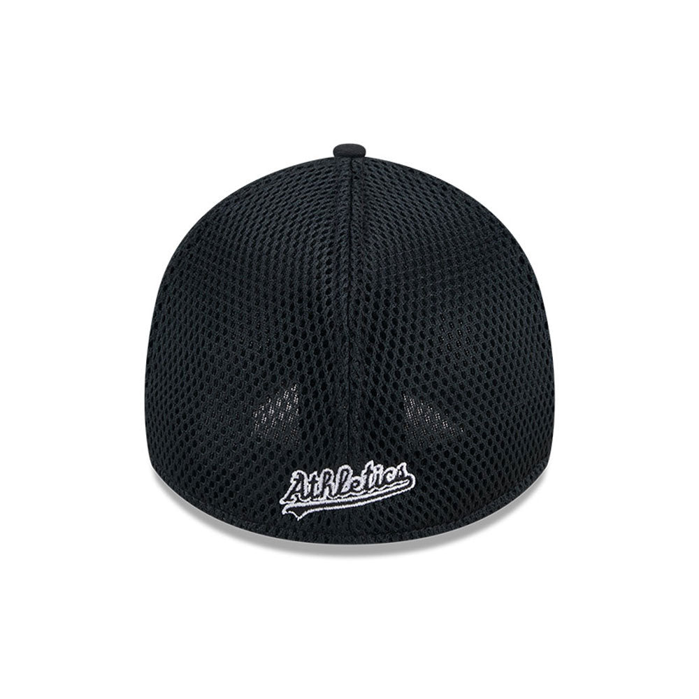 New Era - Oakland Athletics - MLB Evergreen Neo - 39THIRTY Stretch Fit Cap - Black - Headz Up 