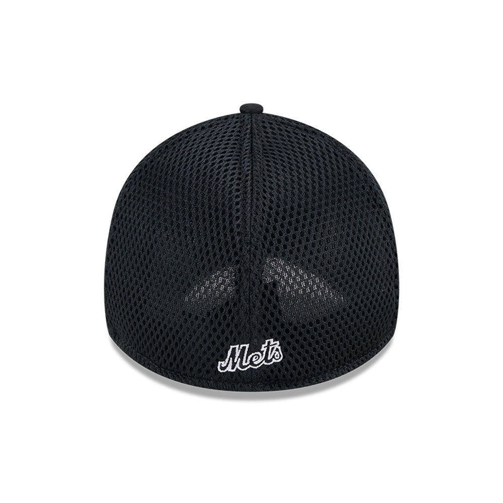 New Era - New York Mets - MLB Evergreen Neo - 39THIRTY Stretch Fit Cap - Black - Headz Up 