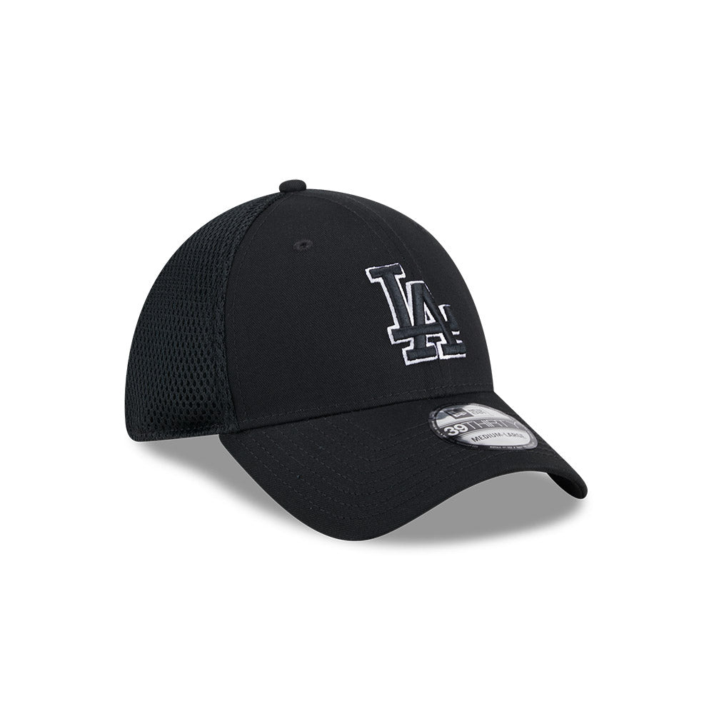 New Era - Los Angeles Dodgers - MLB Evergreen Neo - 39THIRTY Stretch Fit Cap - Black - Headz Up 