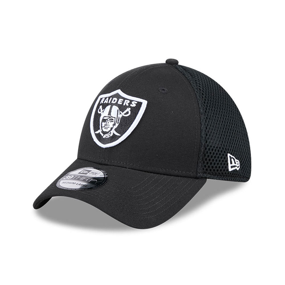 New Era - Las Vegas Raiders - MLB Evergreen Neo - 39THIRTY Stretch Fit Cap - Black - Headz Up 