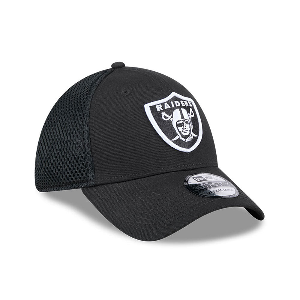New Era - Las Vegas Raiders - MLB Evergreen Neo - 39THIRTY Stretch Fit Cap - Black - Headz Up 