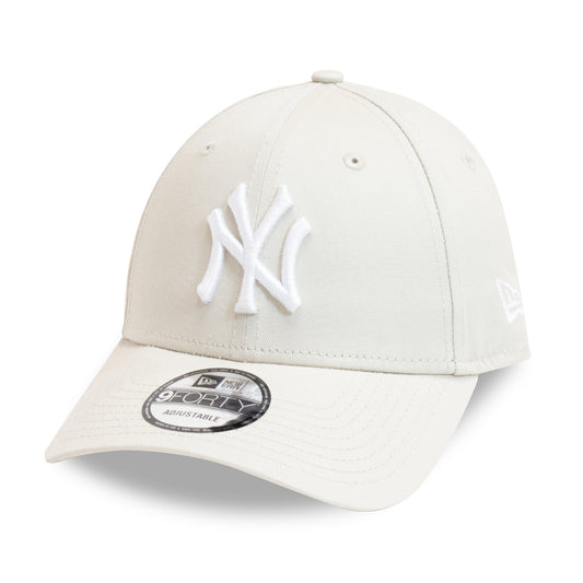 New Era - New York Yankees Cap 9Forty League Essentials - Stone/White - Headz Up 